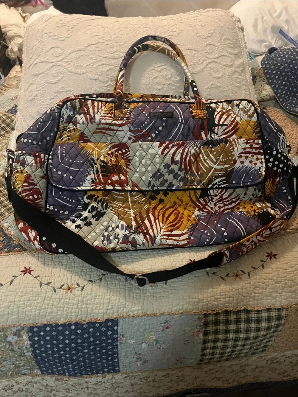Vera Bradley painted feathers